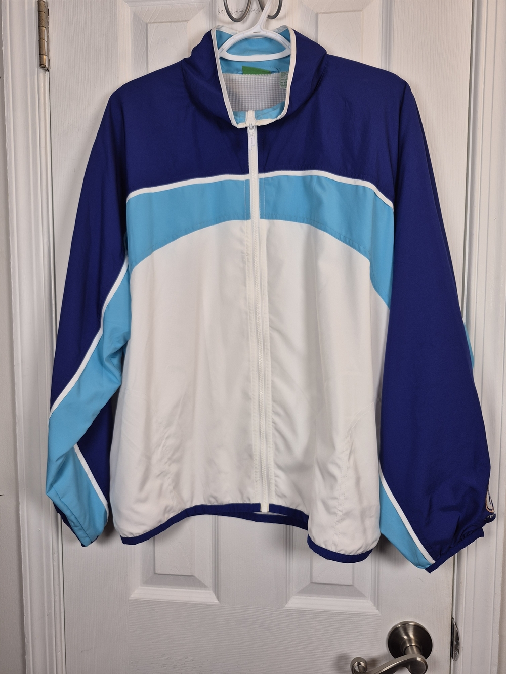 Prince Vintage Colorblock Tennis Windbreaker Track Jacket L Courtcore Sporty
